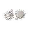 201 Stainless Steel Pendants STAS-C130-15P-2