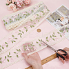 15 Yards Polyester Embroidery Flower Lace Ribbon OCOR-WH0078-223-3