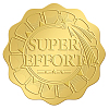 Plastic Self Adhesive Gold Foil Embossed Stickers DIY-WH0211-310-1