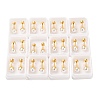 White Round Plastic Imitation Pearl Ear Fake Plugs EJEW-H105-20G-1