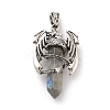 Natural Labradorite Pointed Pendants G-B042-04P-58-1