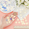 Iridescent PVC Paillette/Sequins Pendants PVC-GO0001-02A-3
