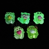 Luminous Cute Animal Translucent Resin Decoden Cabochons RESI-B024-05-2