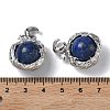 Dyed Natural Lapis Lazuli Pendants G-A298-02P-09-3