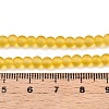 Baking Paint Transparent Glass Bead Strands GLAA-S031-4mm-11-4