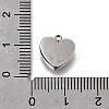 304 Stainless Steel Charms STAS-F318-11A-P-3