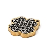 304 Stainless Steel Micro Pave Cubic Zirconia Charms LS-STAS-I356-04G-07-2