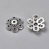 Tibetan Style Alloy Fancy Bead Caps TIBEB-LF10883YKG-AS-FF-1