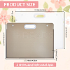 2Pcs 2 Styles PP Plastic Documents Pockets AJEW-FH0005-86B-2