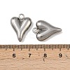 304 Stainless Steel Pendants STAS-A076-13P-02-3
