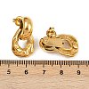 304 Stainless Steel Nuggets Stud Earrings EJEW-K268-33G-5
