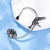 316 Surgical Stainless Steel Black Cubic Zirconia Cuff Earrings EJEW-E300-27AS-01-1