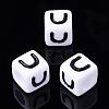 Letter Acrylic Beads PL37C9129-U-1