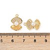 Brass Micro Pave Cubic Zirconia Pendants KK-F902-06B-G-3