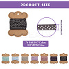 70 Yards 7 Colors Polka Dot Print Nylon Ribbons OCOR-TA0001-61-3