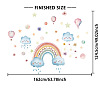 Translucent PVC Self Adhesive Wall Stickers STIC-WH0015-365-3