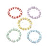 Glass Seed Beads Stretch Rings for Women RJEW-JR00690-1