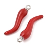 Rack Plating Alloy Enamel Pendants LS-PALLOY-R451-07P-02-2