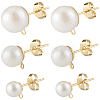304 Stainless Steel Stud Earring Findings EJEW-SP0001-17B-7