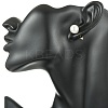 4 Pairs 304 Stainless Steel Stud Earrings EJEW-JE07011-2