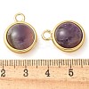 Ion Plating(IP) 304 Stainless Steel with Amethyst Pendants STAS-Q345-11G-02-3