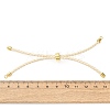 Adjustable Round Braided Microfiber Leather Cord Bracelet Making KK-CBAC260-01G-33-3