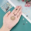 40Pcs 4 Colors 304 Stainless Steel Charms STAS-DC0009-80-3