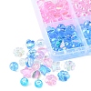 450Pcs 15 Style Transparent Acrylic Beads TACR-FS0001-30-4