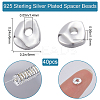 40Pcs Brass Spacer Beads KK-BBC0014-48S-2