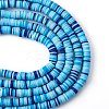 Handmade Polymer Clay Beads Strands CLAY-R089-6mm-T02B-31-5