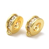Column Brass Micro Pave Cubic Zirconia Tube Bails KK-C072-05C-G-1