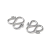 304 Stainless Steel S-Hook Clasps STAS-Z124-04B-P-2