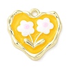 Alloy Enamel Pendants PALLOY-P294-04G-02-1