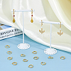 16Pcs Brass Hoop Earring Findings FIND-DC0006-91G-5