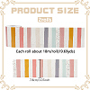 2Rolls Coated Paper Decorative Stickers DIY-NB0013-03-2