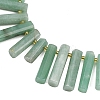 Natural Green Aventurine Beads Strands G-F829-A09-01-4