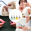 8Pcs 4 Colors Ladybug 304 Stainless Steel Threader DIY-AB00055-6