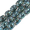 Electroplate Glass Beads Strands EGLA-T021-05F-1
