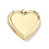 Brass Locket Pendant Cabochon Settings KK-L268-021G-02-1