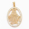 304 Stainless Steel Big Pendants STAS-F165-48G-1
