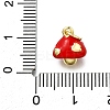 Brass Enamel Charms KK-K400-29G-03-3