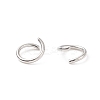 Tarnish Resistant 304 Stainless Steel Open Jump Rings X-STAS-R049-6x0.8mm-2