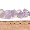 Natural Amethyst Nuggets Bead Strands G-P082-15-4