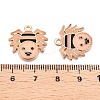 Halloween Theme Rack Plating Luminous Alloy Enamel Pendants ENAM-N056-230G-5