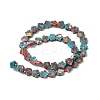 Dyed Synthetic Imperial Jasper Beads Strands G-D337-10mm-B04-3
