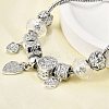 Alloy European Beads Charm Bracelets LS-BJEW-F495-15P-5