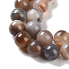 Natural Striped Agate/Banded Agate Beads Strands G-Z060-A01-B14-4