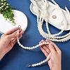 8Pcs 8 Style White Acrylic Round Beads Bag Handles FIND-TA0001-70-3