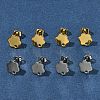 16Pcs 2 Colors 201 Stainless Steel Stud Earring Findings with Hole EJEW-FS0001-20-7