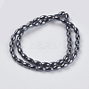 Non-magnetic Synthetic Hematite Beads Strands X-G-H1080-1-2